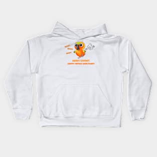 HWS Nerdy Birdy ~ Sun Conure Kids Hoodie